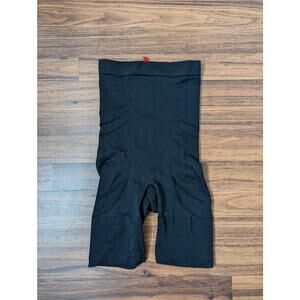 SPANX High Waisted Shaping Shorts Black- Size Small- Sculpting Shapewear